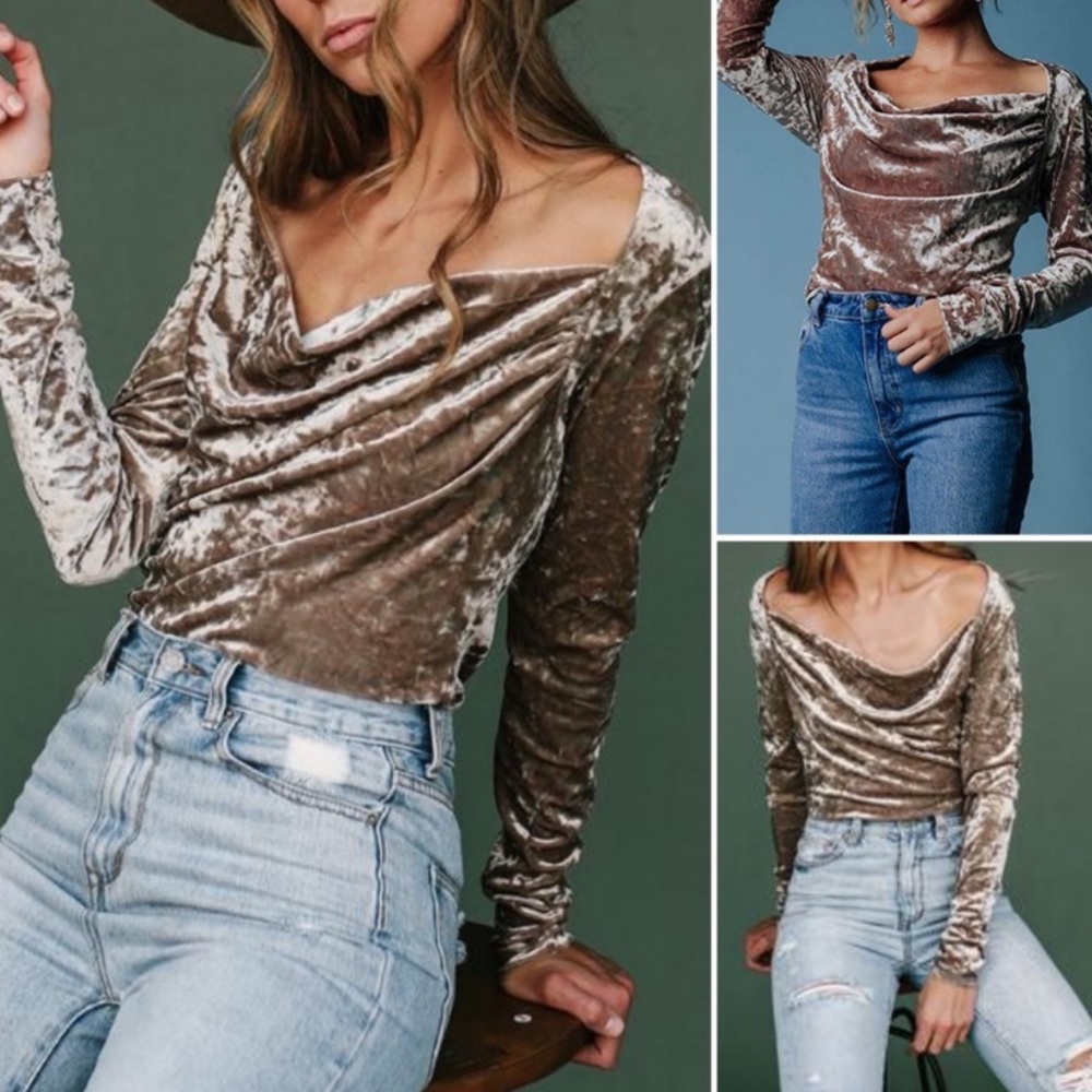 NWOT Free People Perfect Date Top